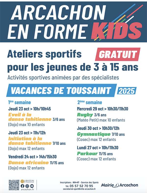 Arcachon en forme kids - Automne 2025
