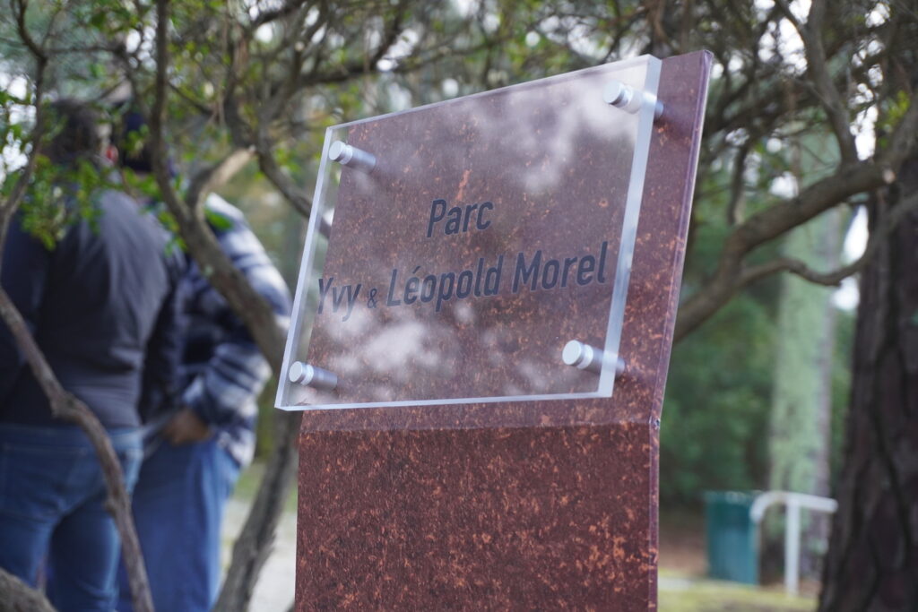 Plaque Yvy et Léopold Morel