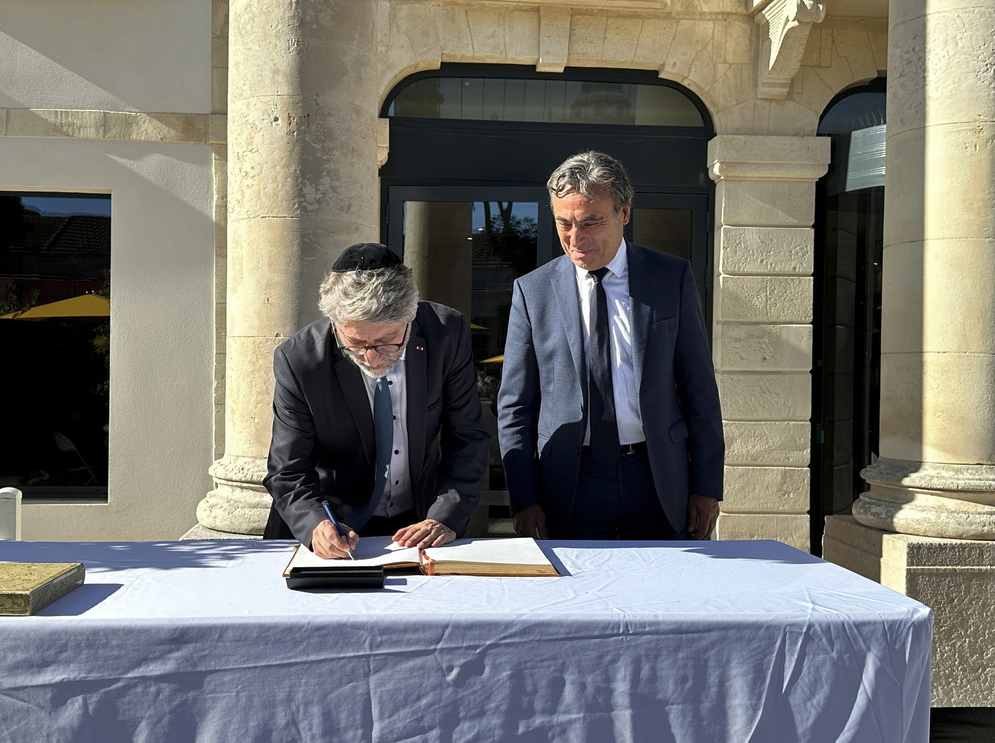 Accueil républicain du Grand Rabbin de France